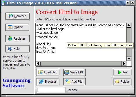 Screenshot of Html To Image