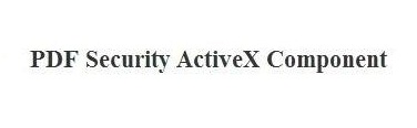 PDF Security ActiveX